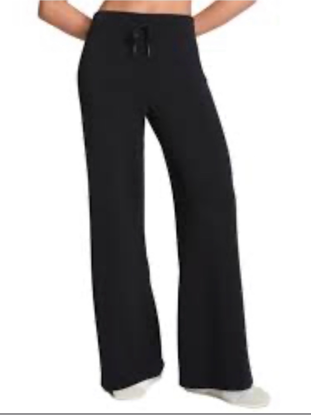 SPANX AirEssentials Wide Leg Pants Very Black size Medium